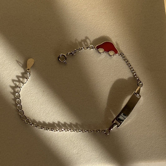 Racy Red Charm Baby Bracelet