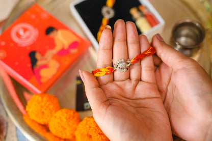 Dancing Peacock Rakhi