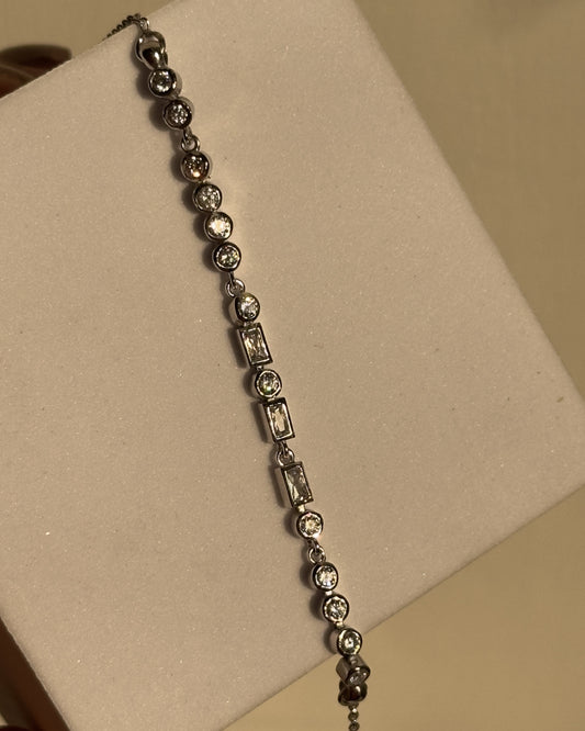 Morse Code Baguette Bracelet