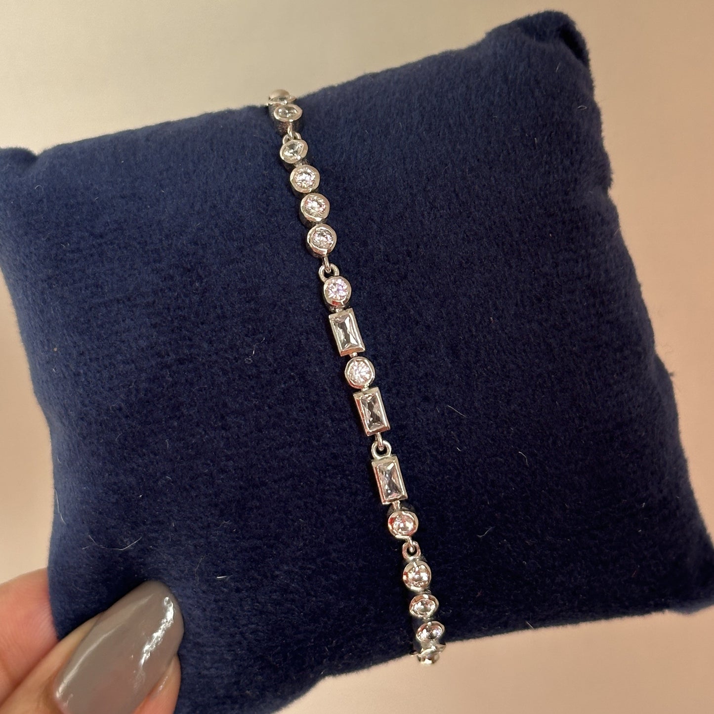morse code baguette bracelet