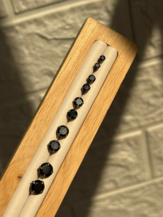 Black Spark Studs