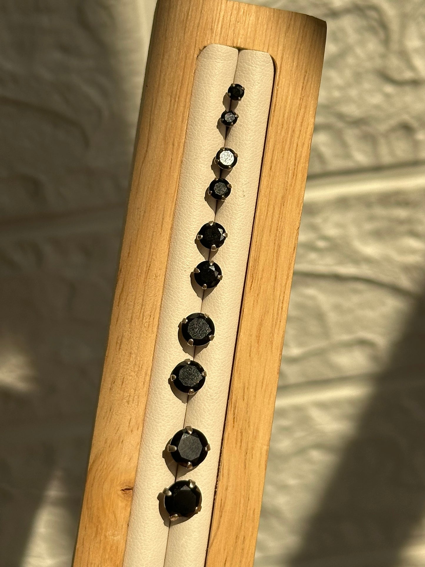 black spark studs