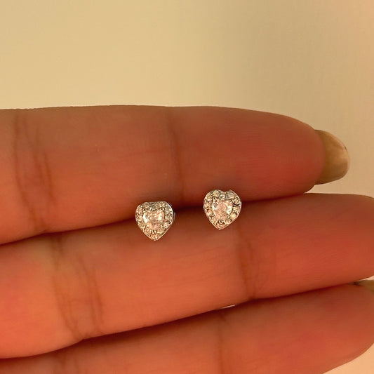 Heart Spark Studs (6mm)