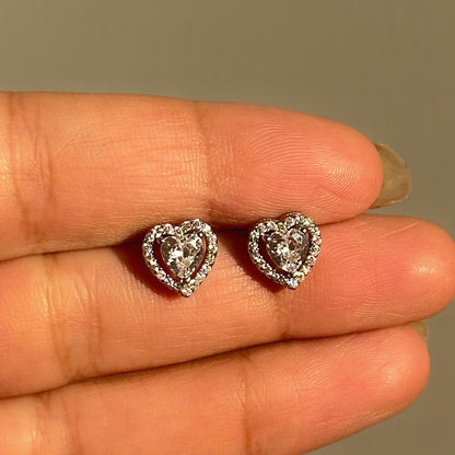 Heart Spark Studs (8mm)