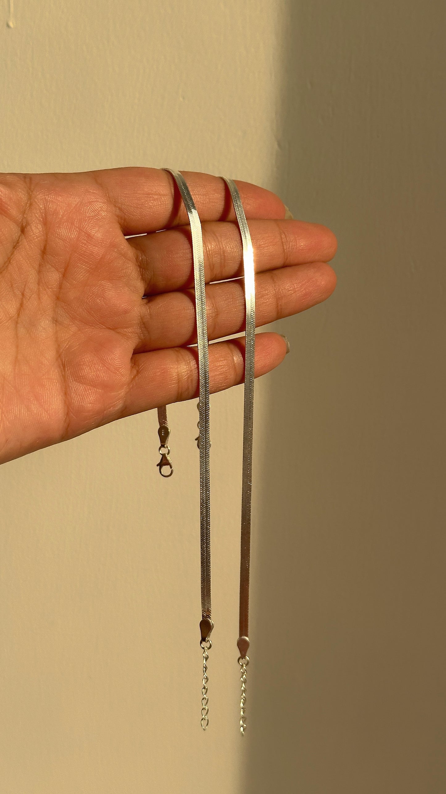 flat snake anklet