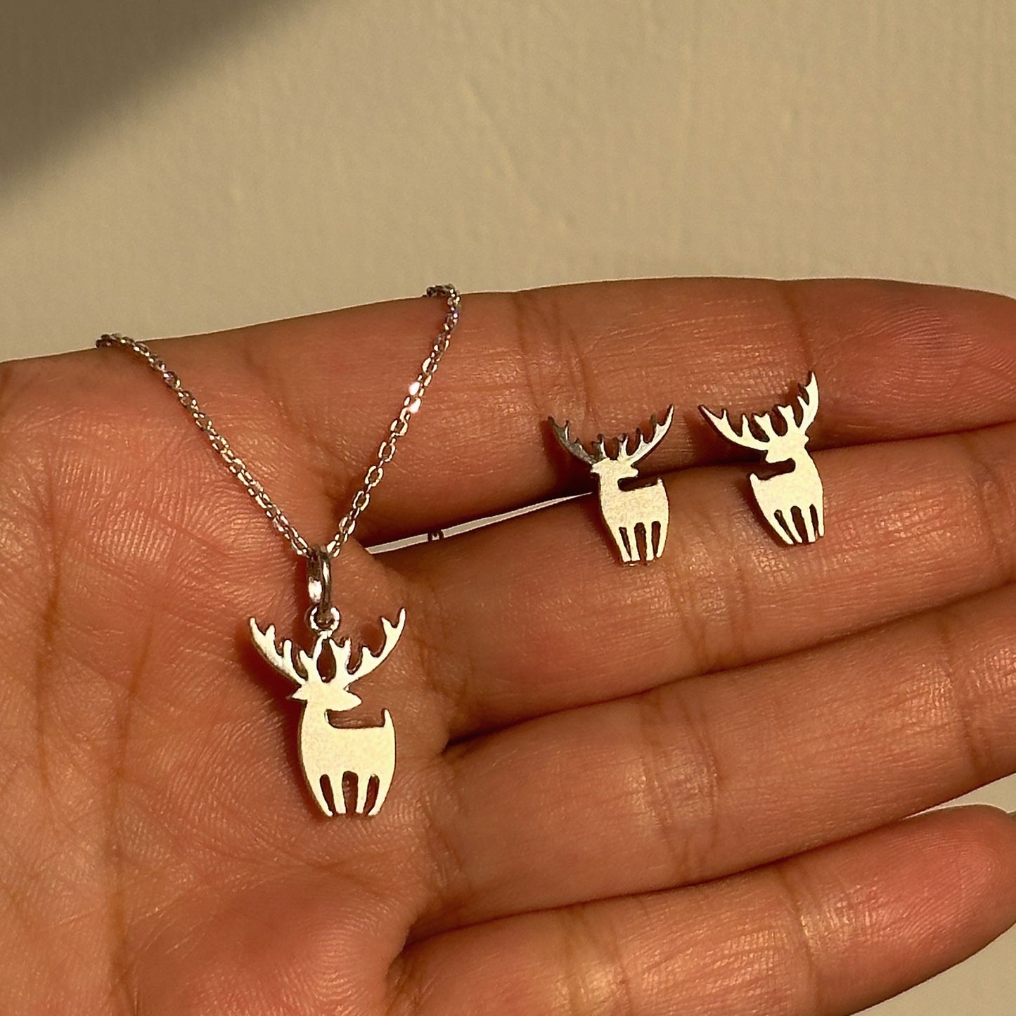 mystic deer pendant set