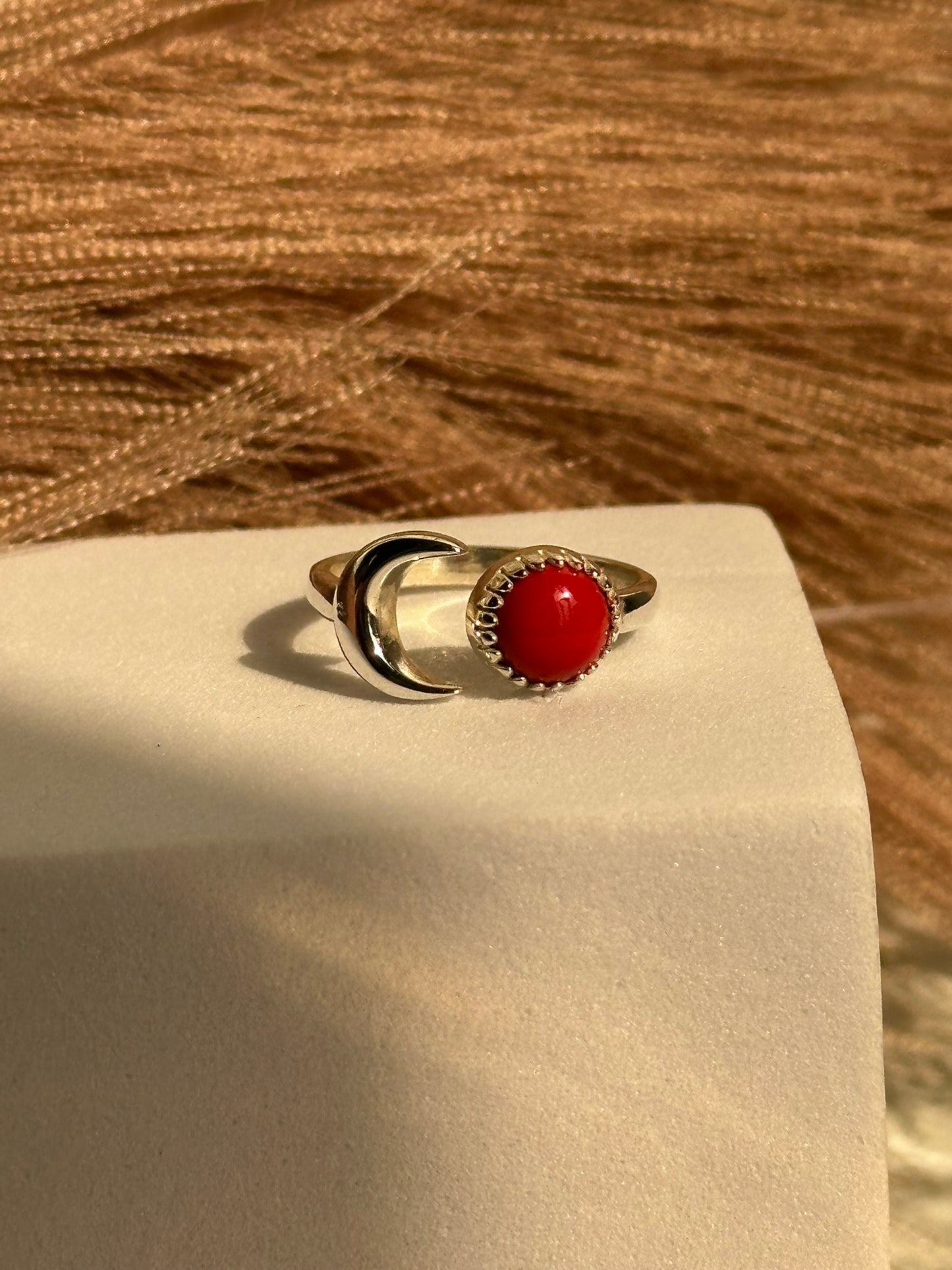 soluna ring (coral)