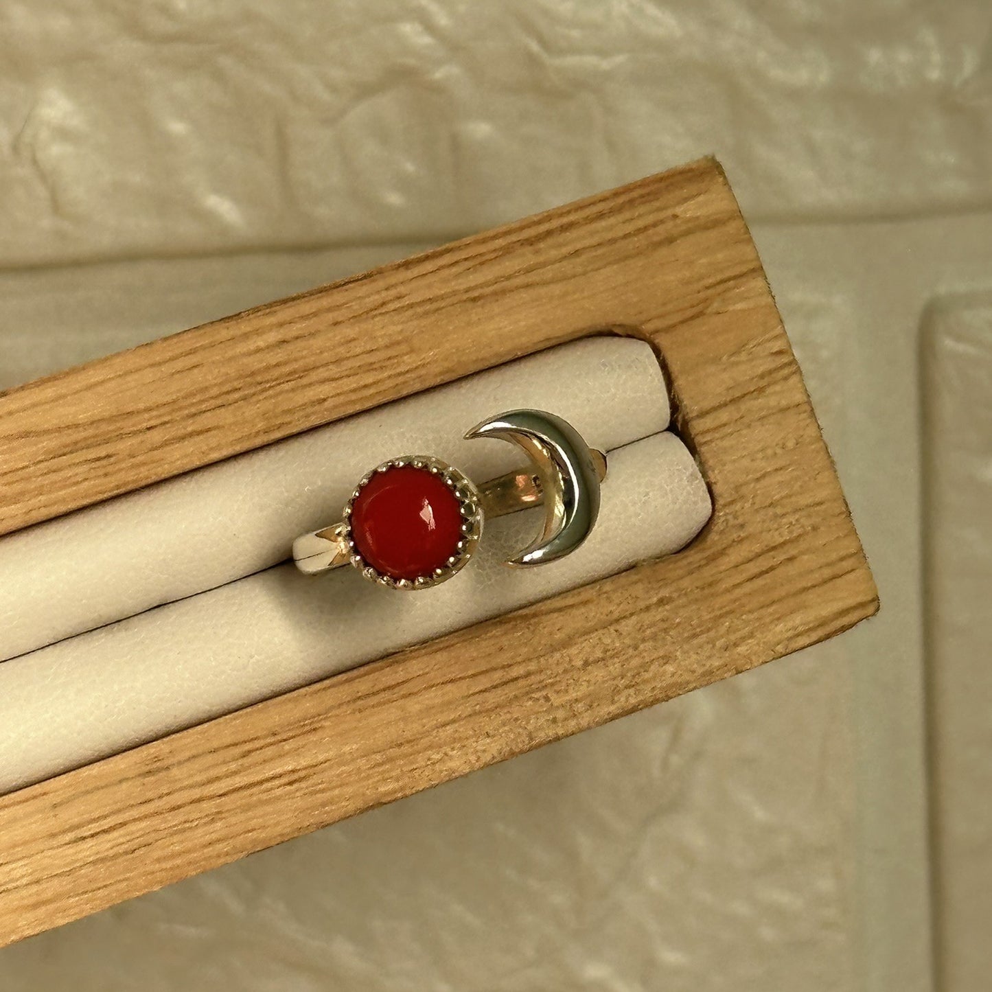 soluna ring(coral)