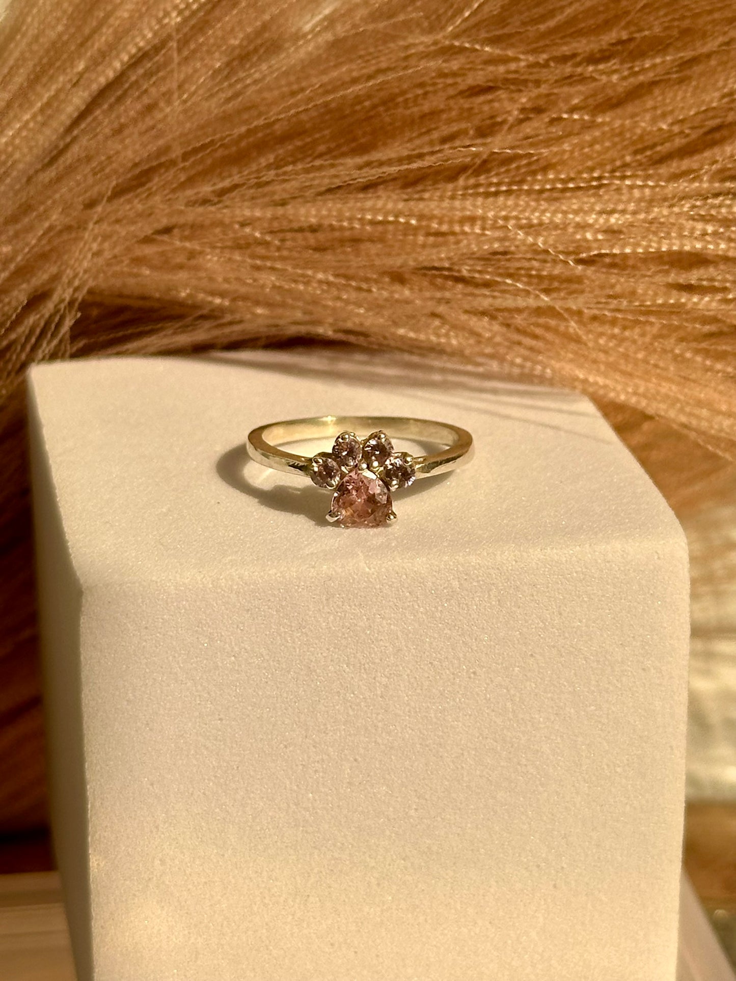 cat paw ring