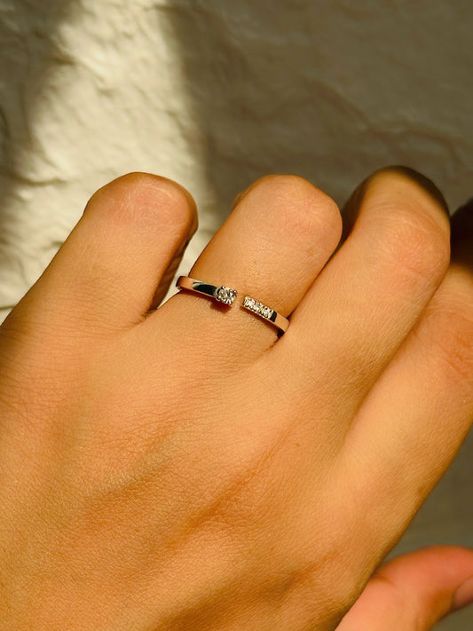 Elara Band – 925 silver band ring | House of Binti