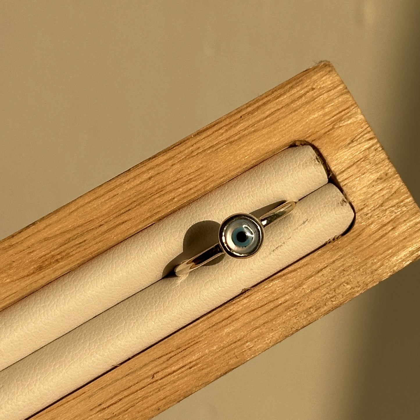 classic evil eye ring