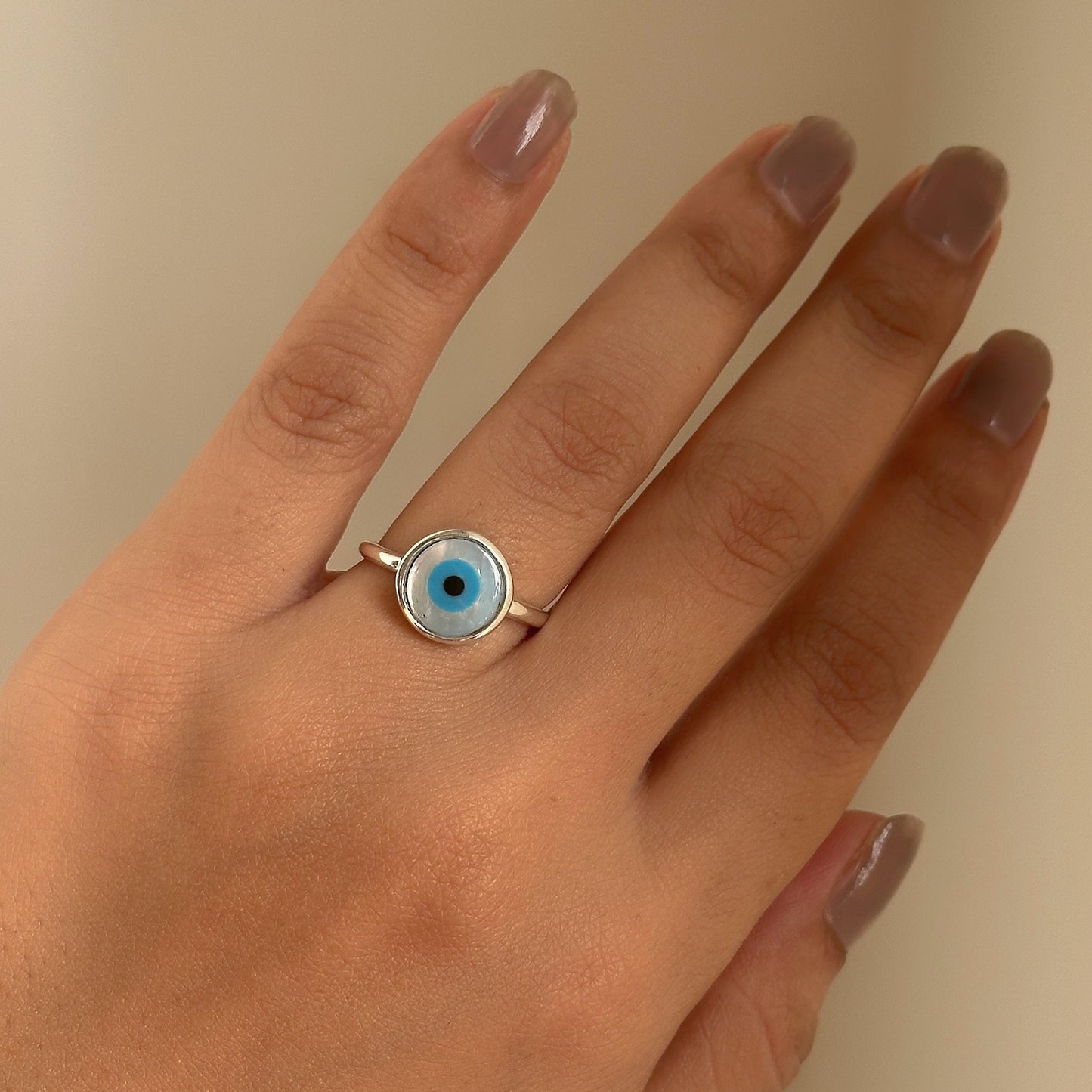 majestic evil eye ring