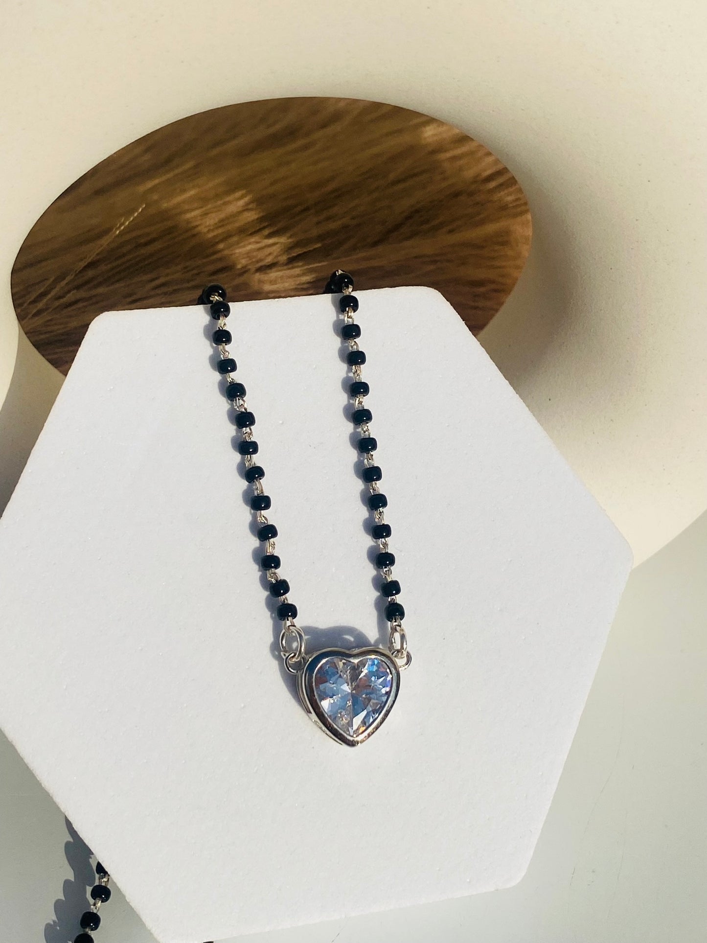 heart glow mangalsutra