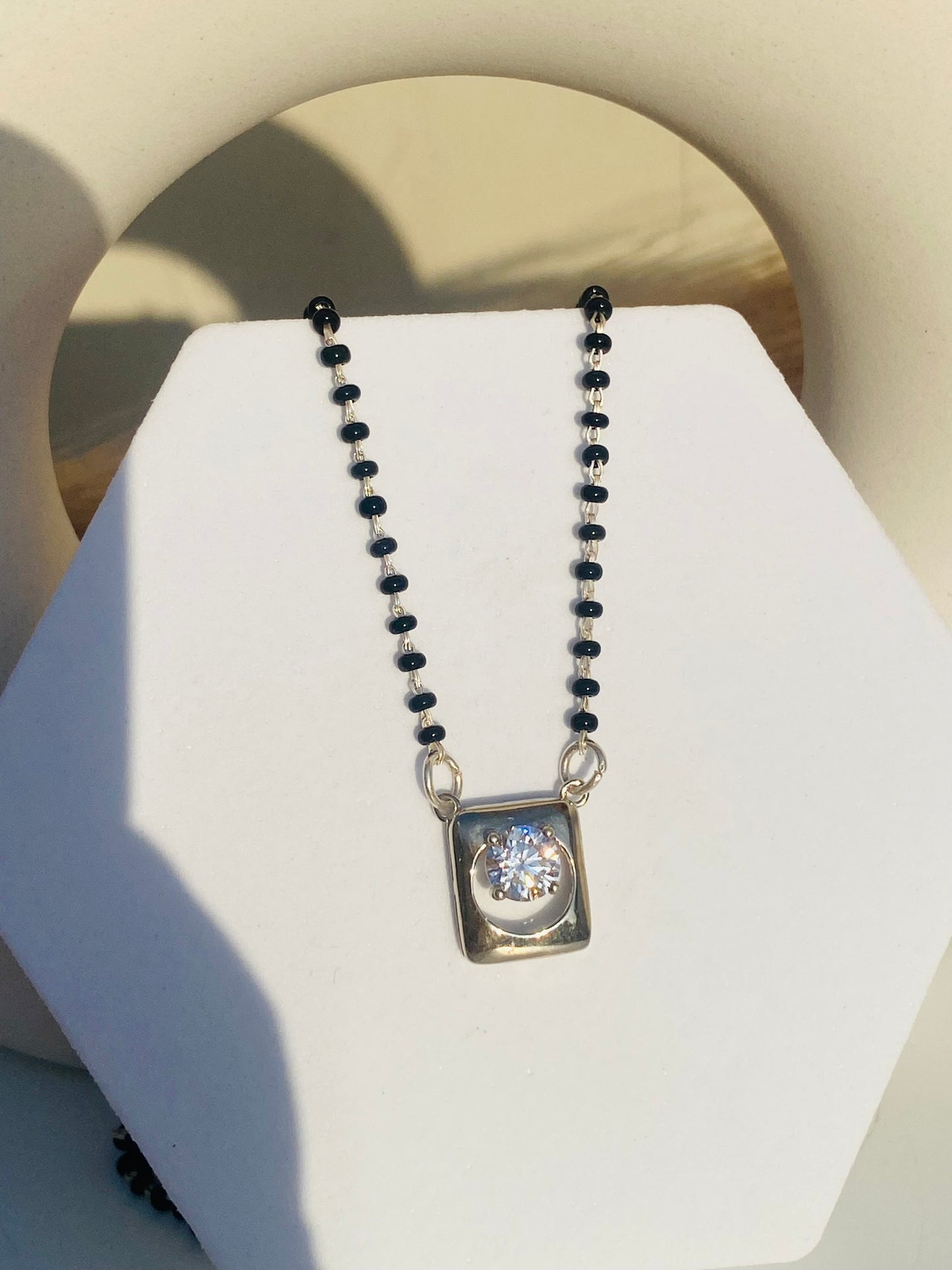 square elegance mangalsutra