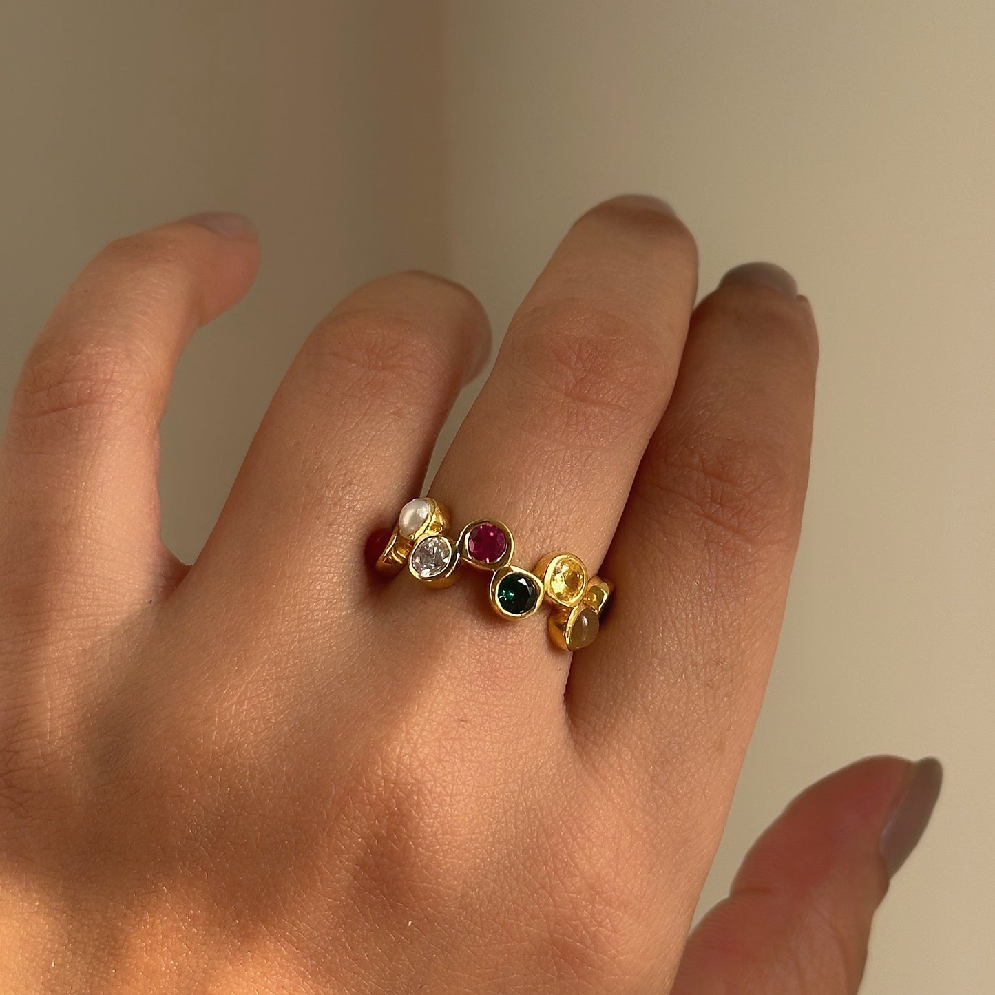 navratna nine gems ring