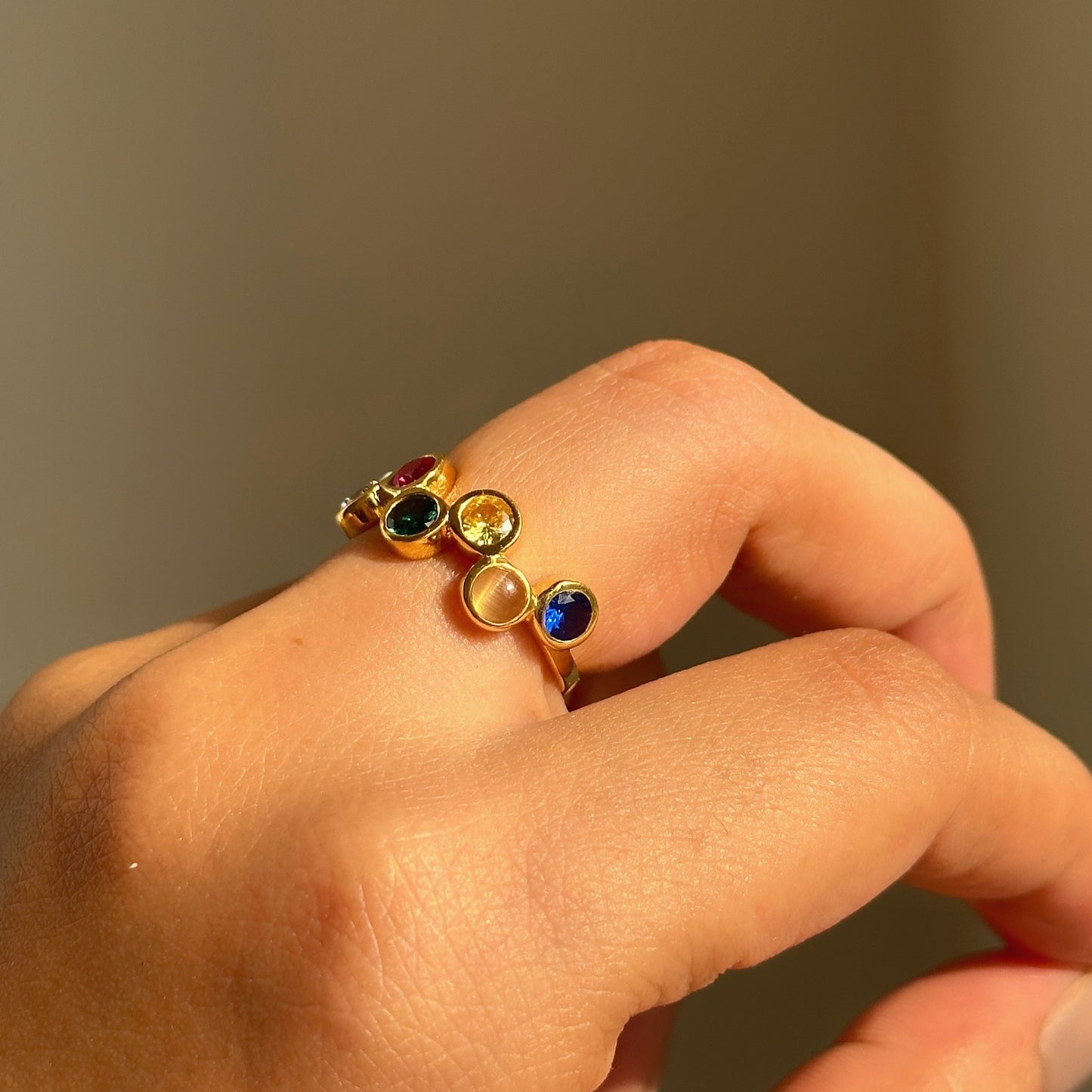 navratna nine gems ring