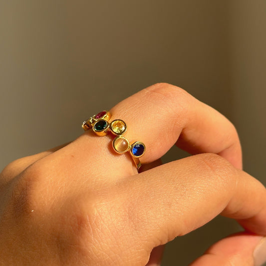 Navratna Nine Gems Ring