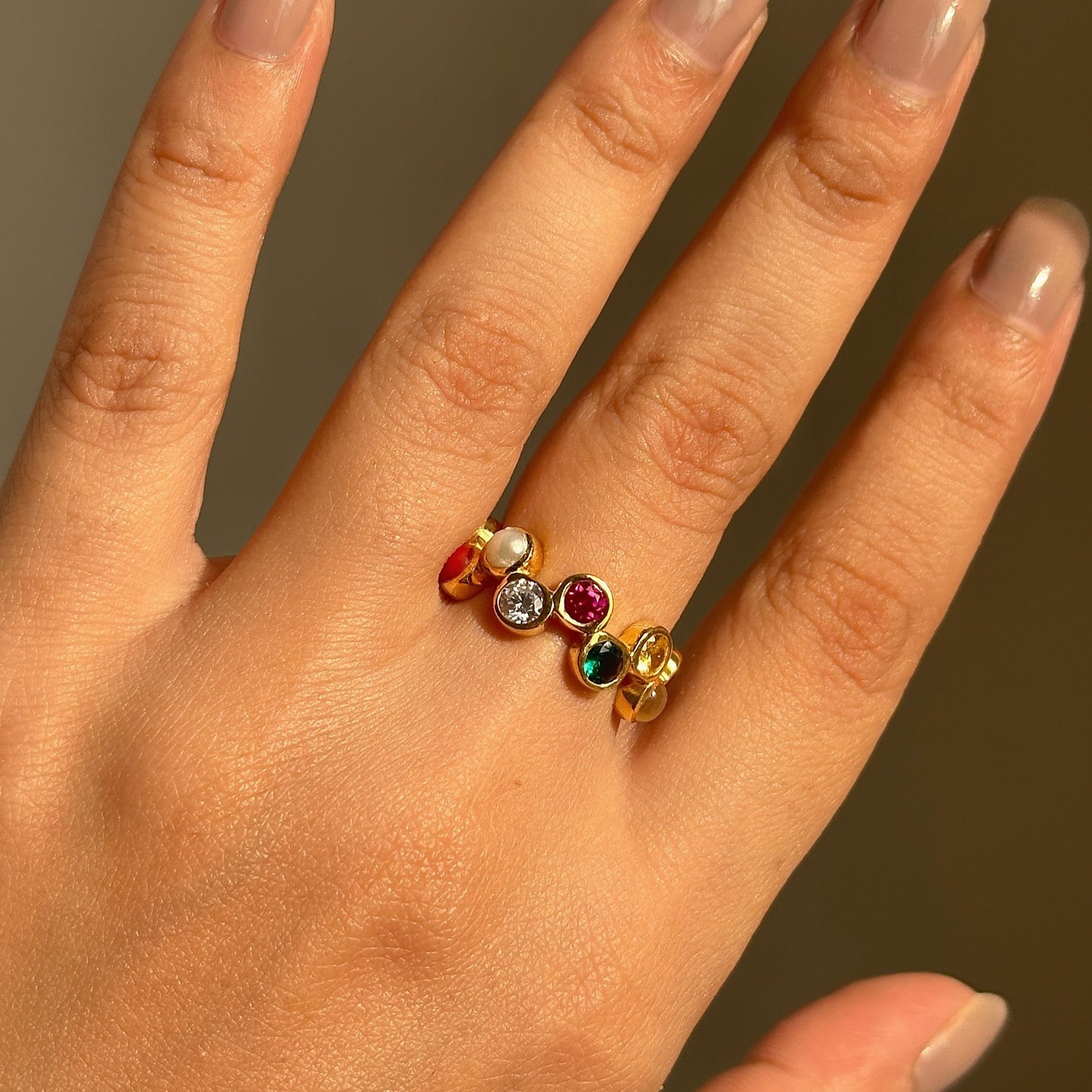 navratna nine gems ring