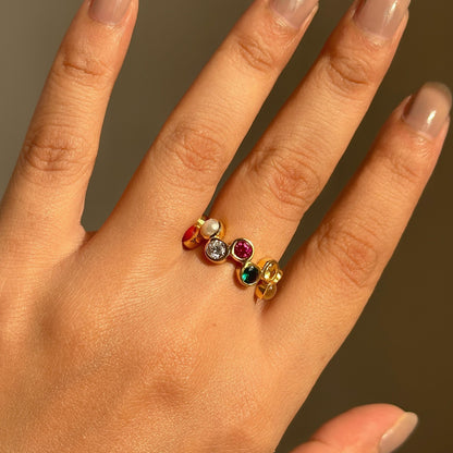 Navratna Nine Gems Ring