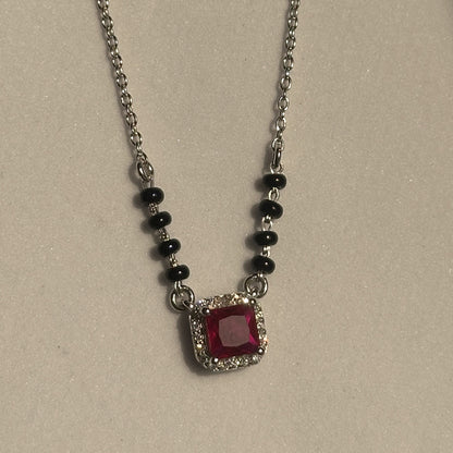 Royal Ruby Mangalsutra