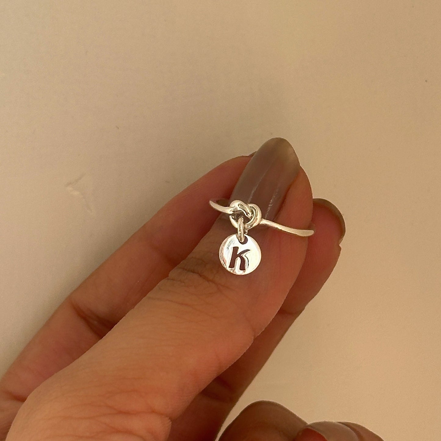 initial charm ring