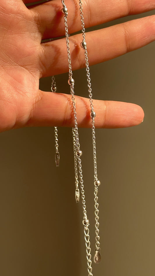 Minimal Bead Anklet