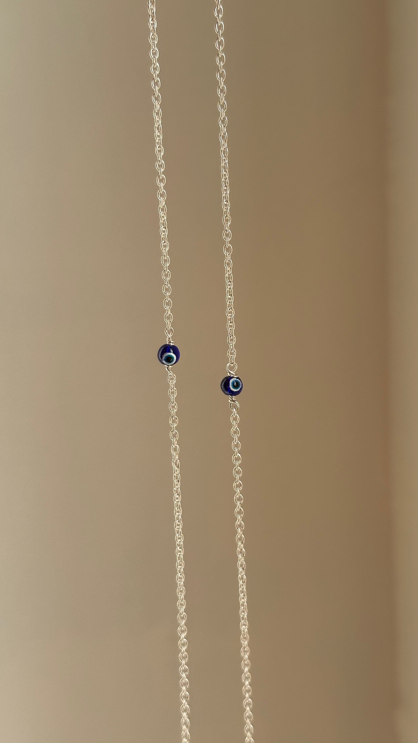 classic evil eye anklet