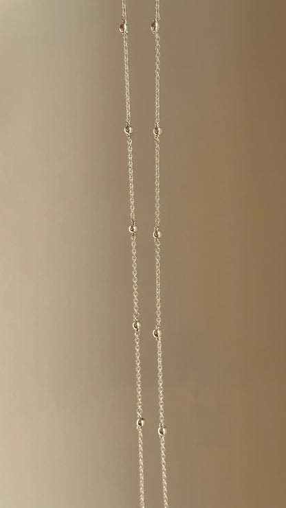 Minimal Bead Anklet