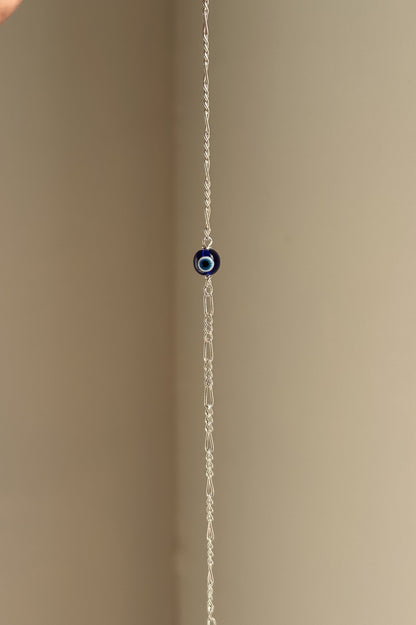 Classic Evil Eye Figaro Bracelet