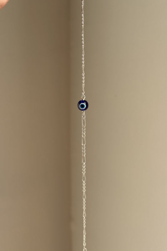 Classic Evil Eye Figaro Bracelet