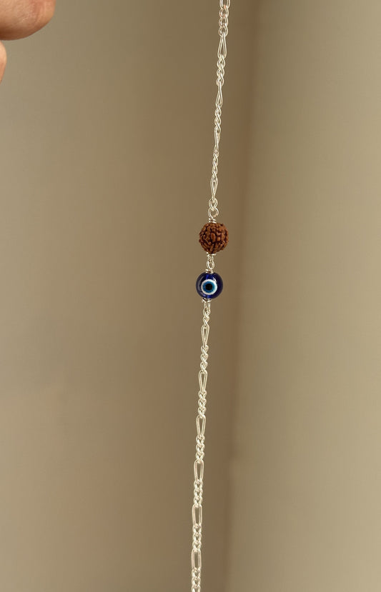 Evil Eye Rudraksha Bracelet