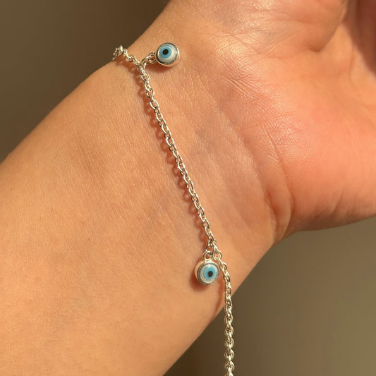 Evil Eye Trio Bracelet
