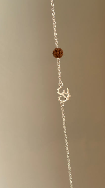 Om Rudraksha Bracelet