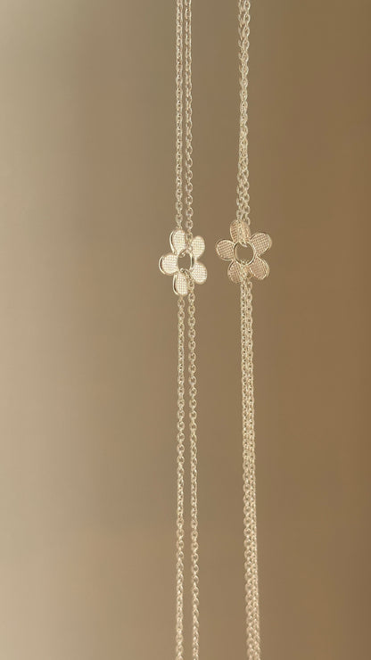 Floral Charm Anklet