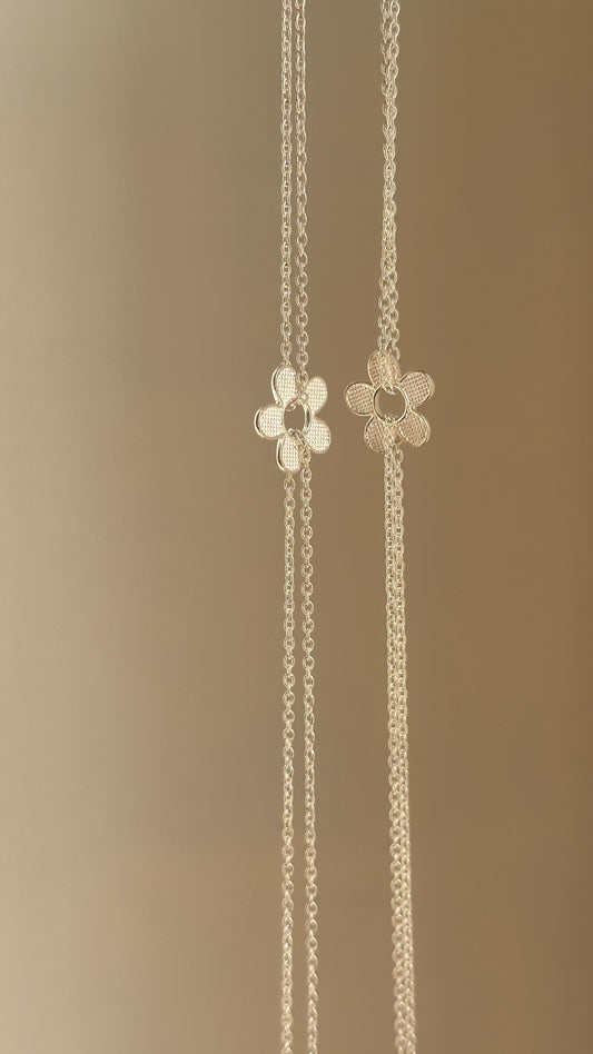 Floral Charm Anklet