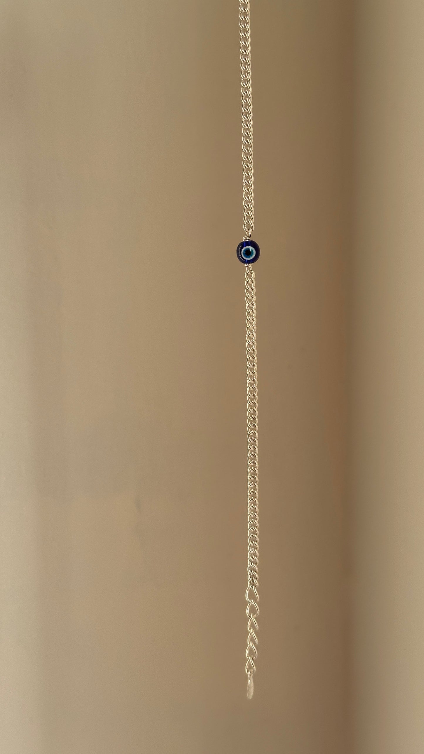 guardian evil eye bracelet — 6mm nazariya in 925 sterling silver
