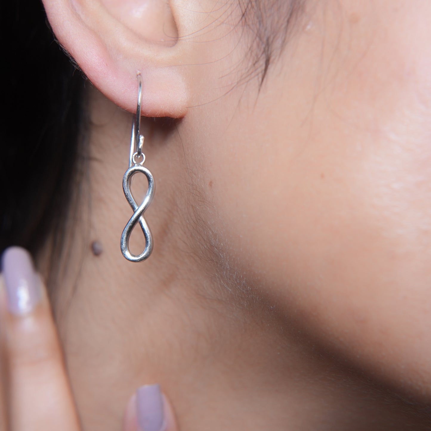infinity glow earrings