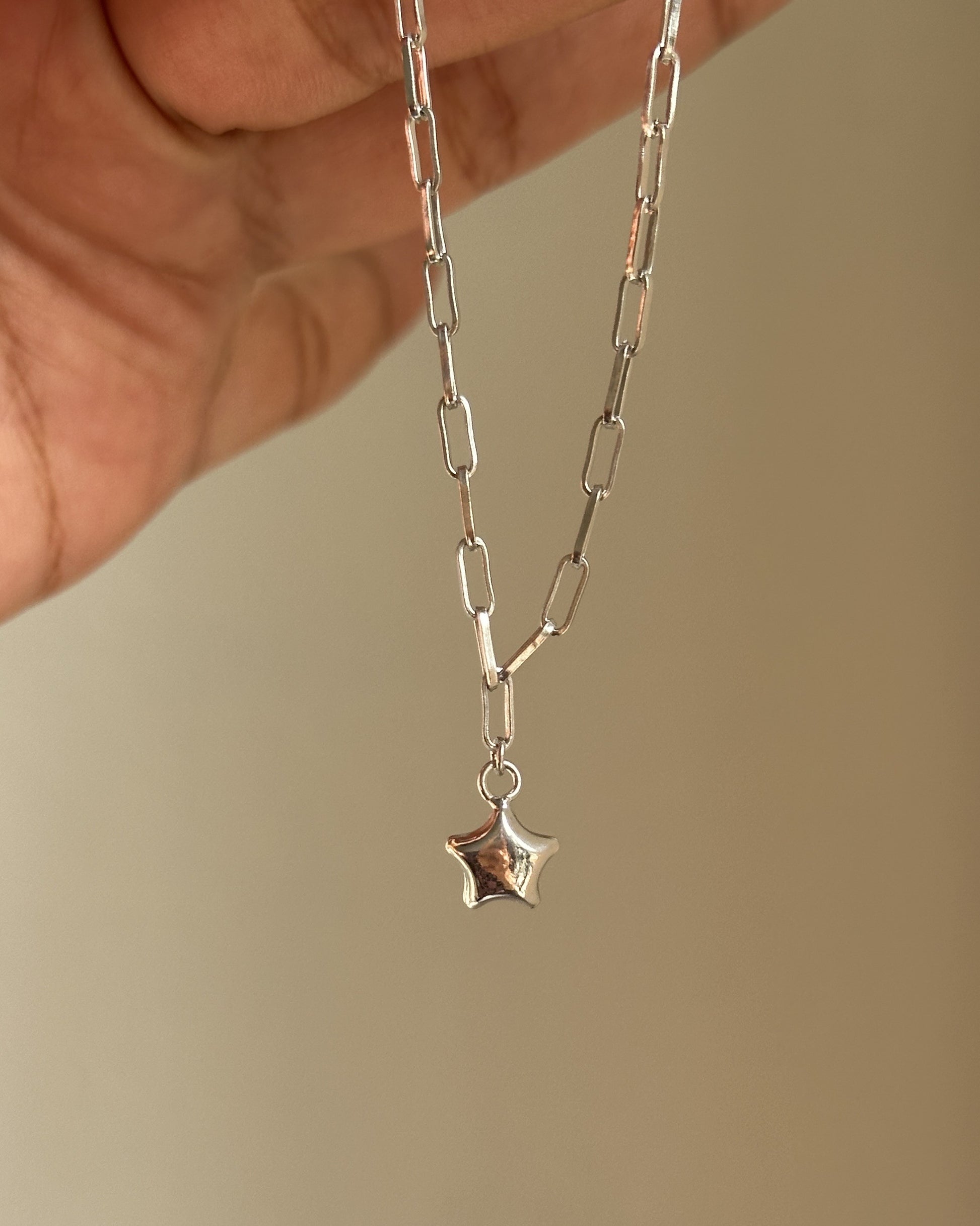 Twinkle Star Anklet on a child's ankle — 925 silver kids anklet