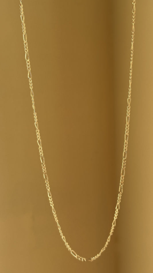 Mini Figaro Chain — 925 sterling silver Figaro chain, 18 inch