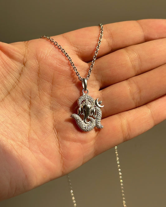 Om & Ganesha Pendant