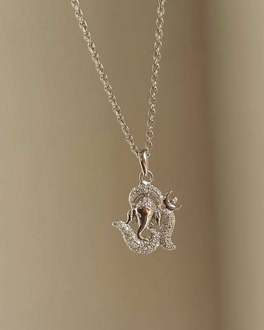 Om & Ganesha Pendant