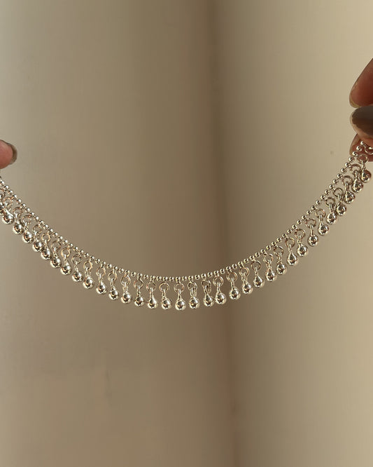 Baby Silver Ghungroo Anklet