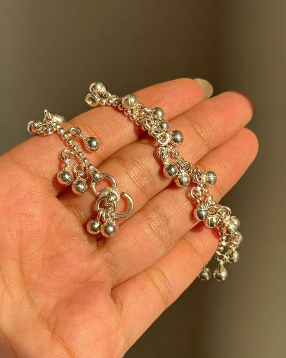 Baby Silver Ghungroo Anklet