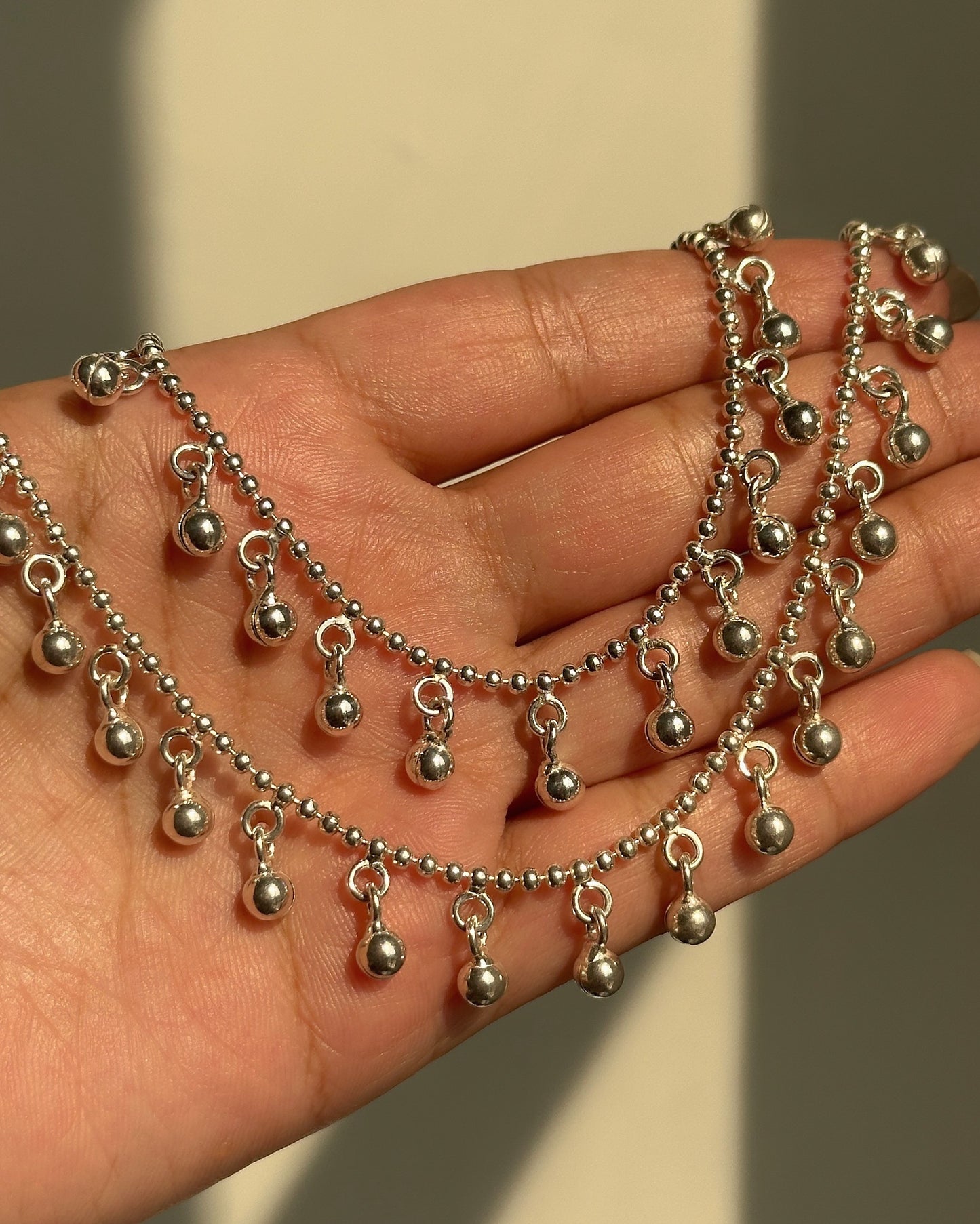 tiny ghungroo anklet