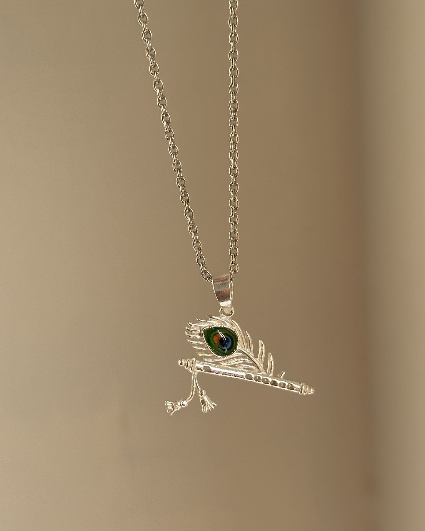 feather & flute locket
