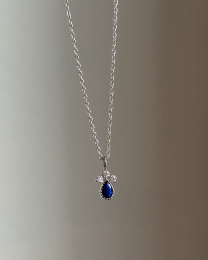Sapphire Glow Neckpiece