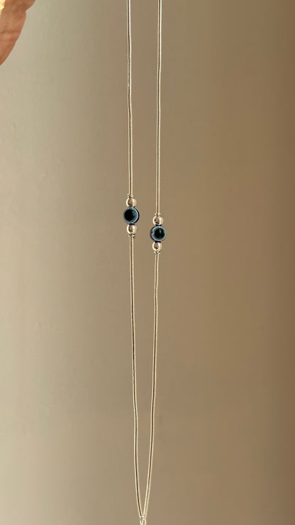 Evil eye ball anklet