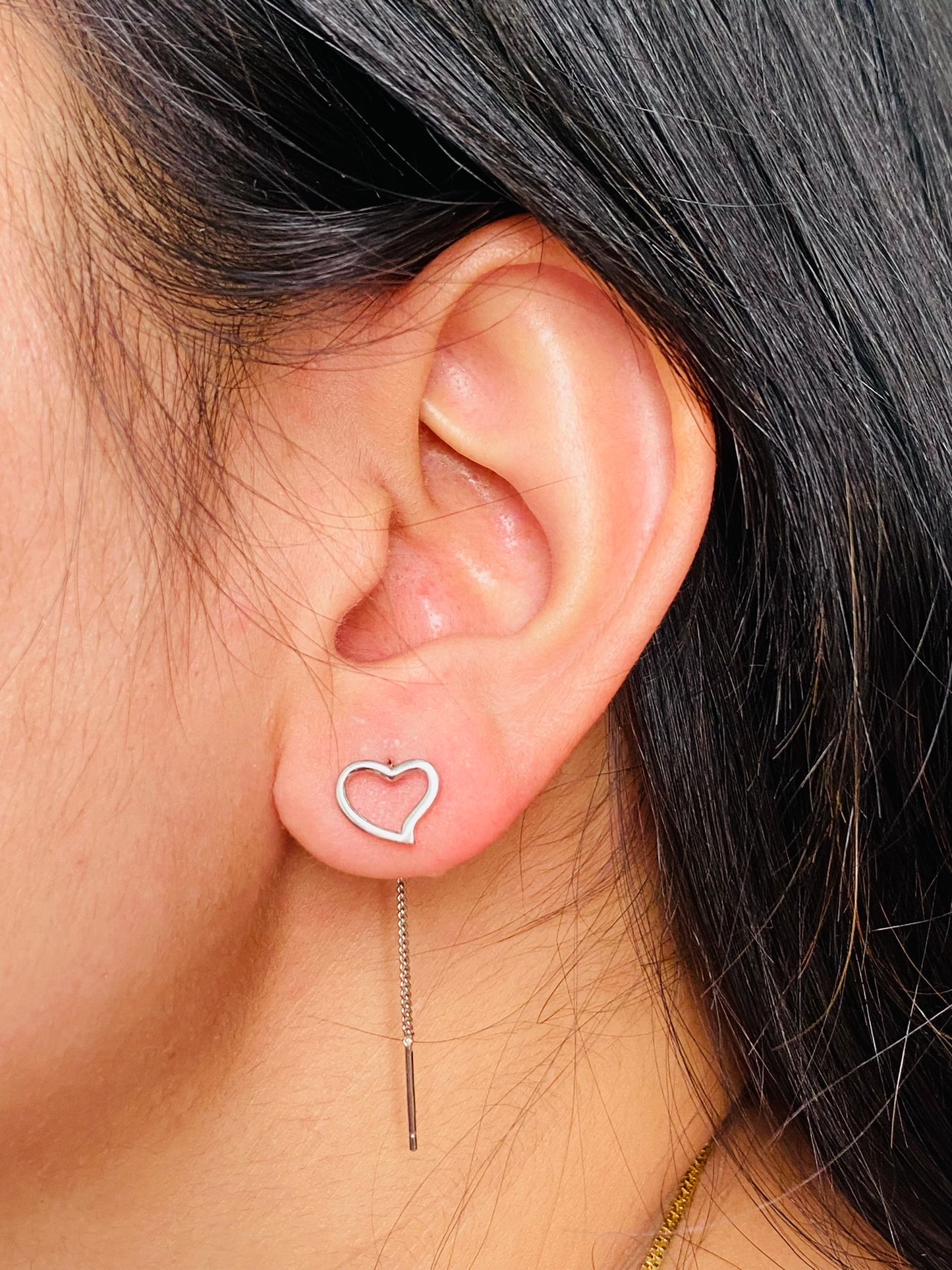 love loop threader earrings
