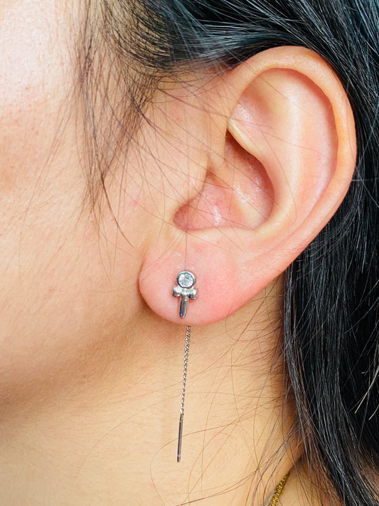 Sword Thread Earring