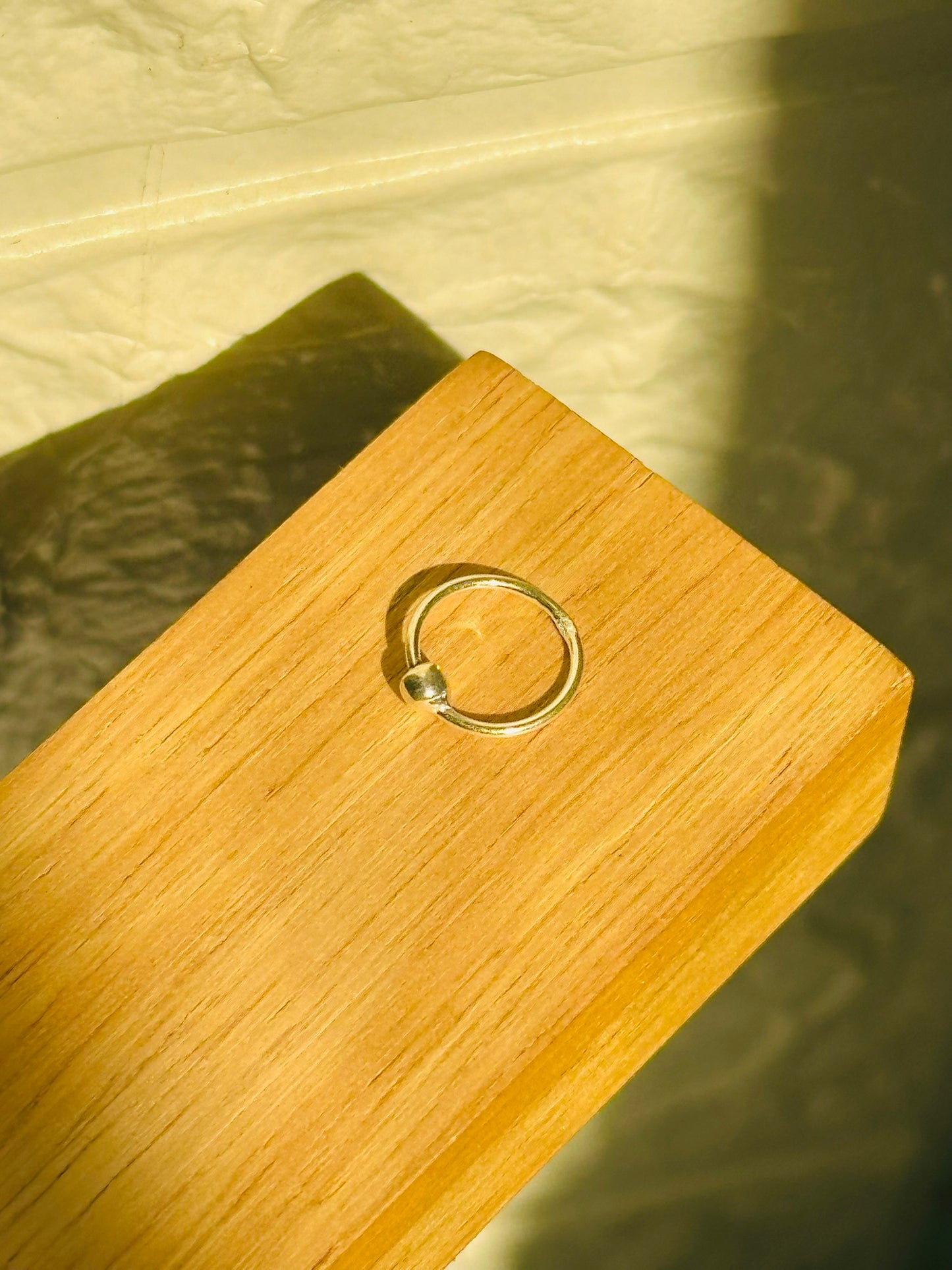 tiny gleam nose ring